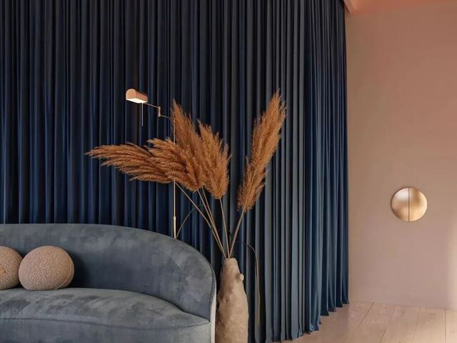 蓝+粉小清新，69平时尚小公寓设计